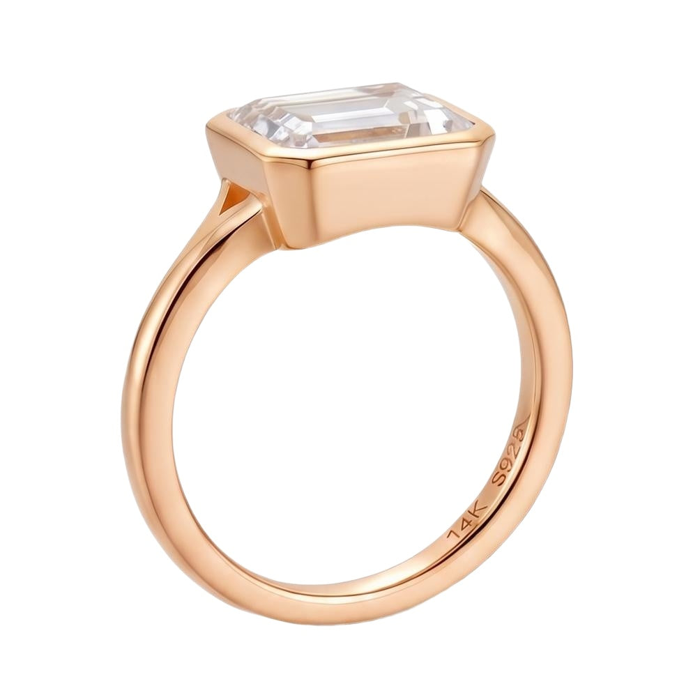 18K Rose Gold Plated, 10K Solid Rose Gold