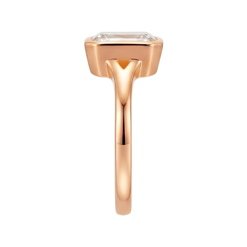 18K Rose Gold Plated, 10K Solid Rose Gold