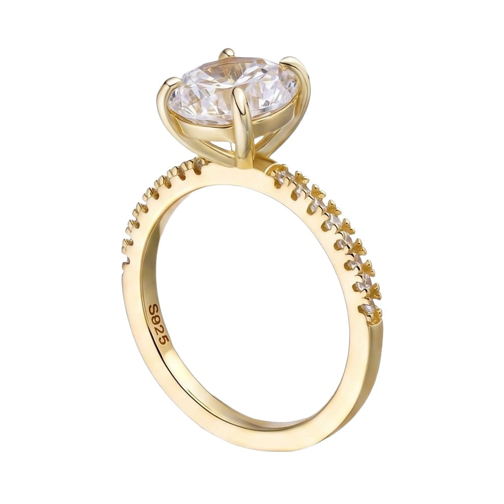 18K Yellow Gold Plated, 10K Solid Yellow Gold