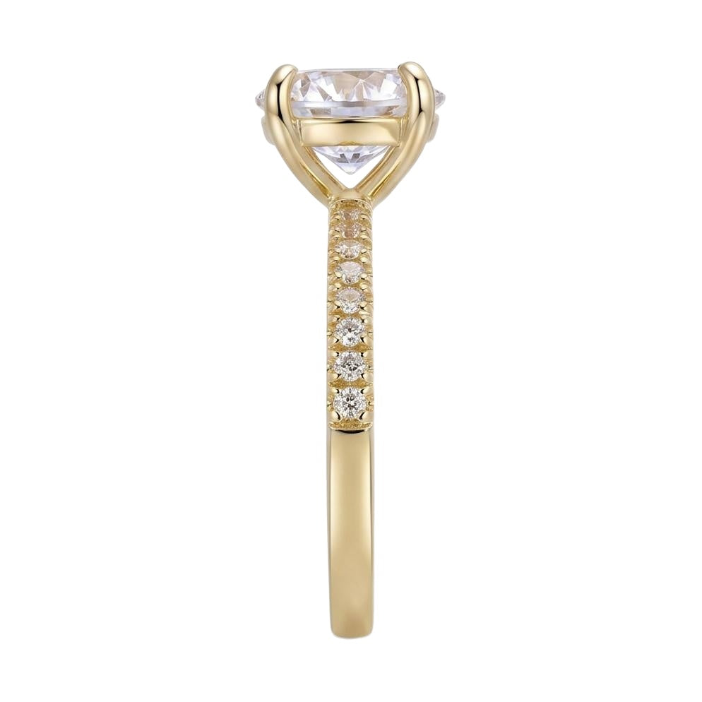 18K Yellow Gold Plated, 10K Solid Yellow Gold