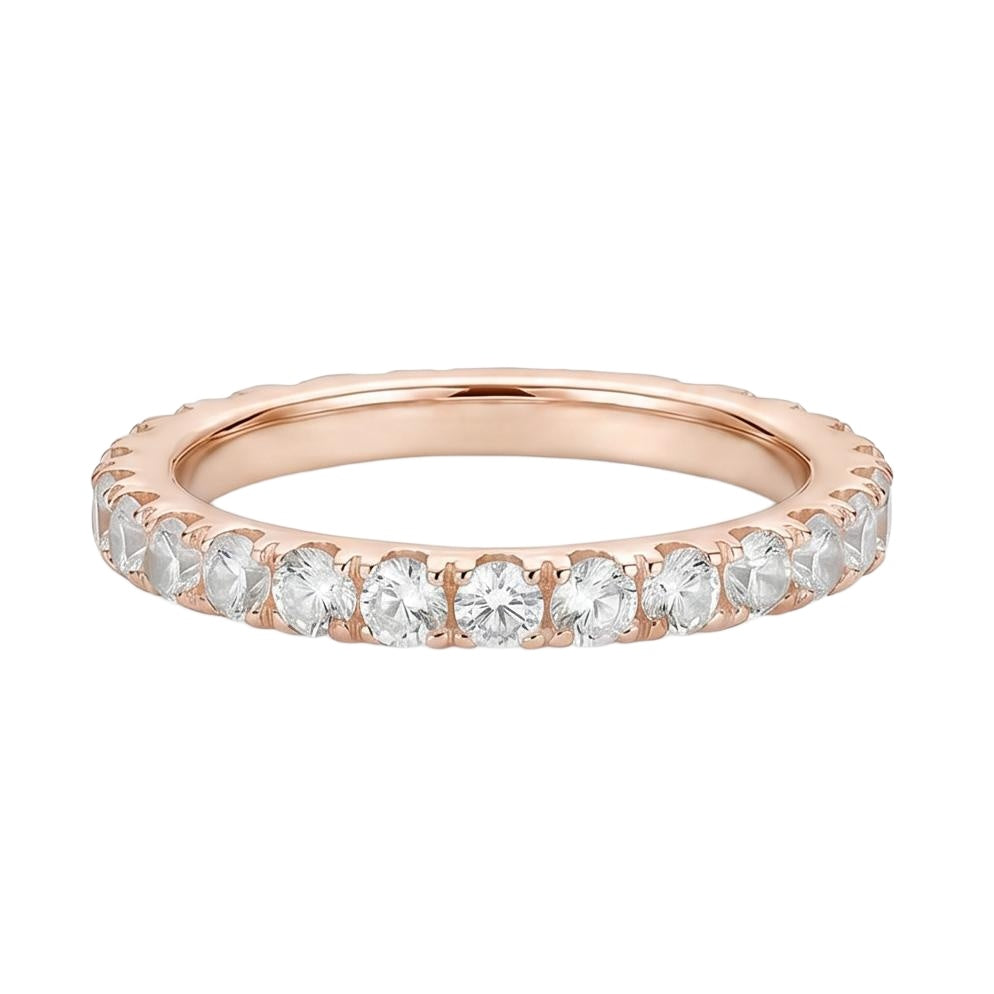 18K Rose Gold Plated, 10K Solid Rose Gold
