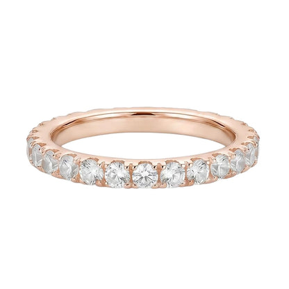 18K Rose Gold Plated, 10K Solid Rose Gold
