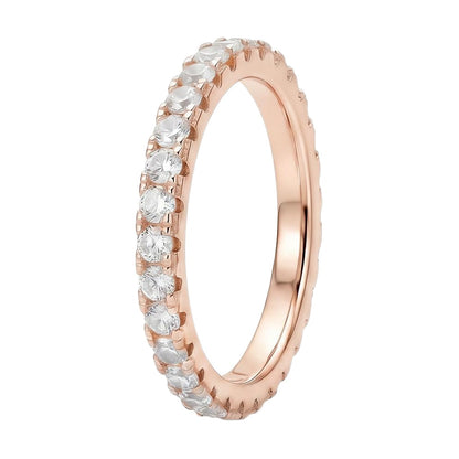 18K Rose Gold Plated, 10K Solid Rose Gold