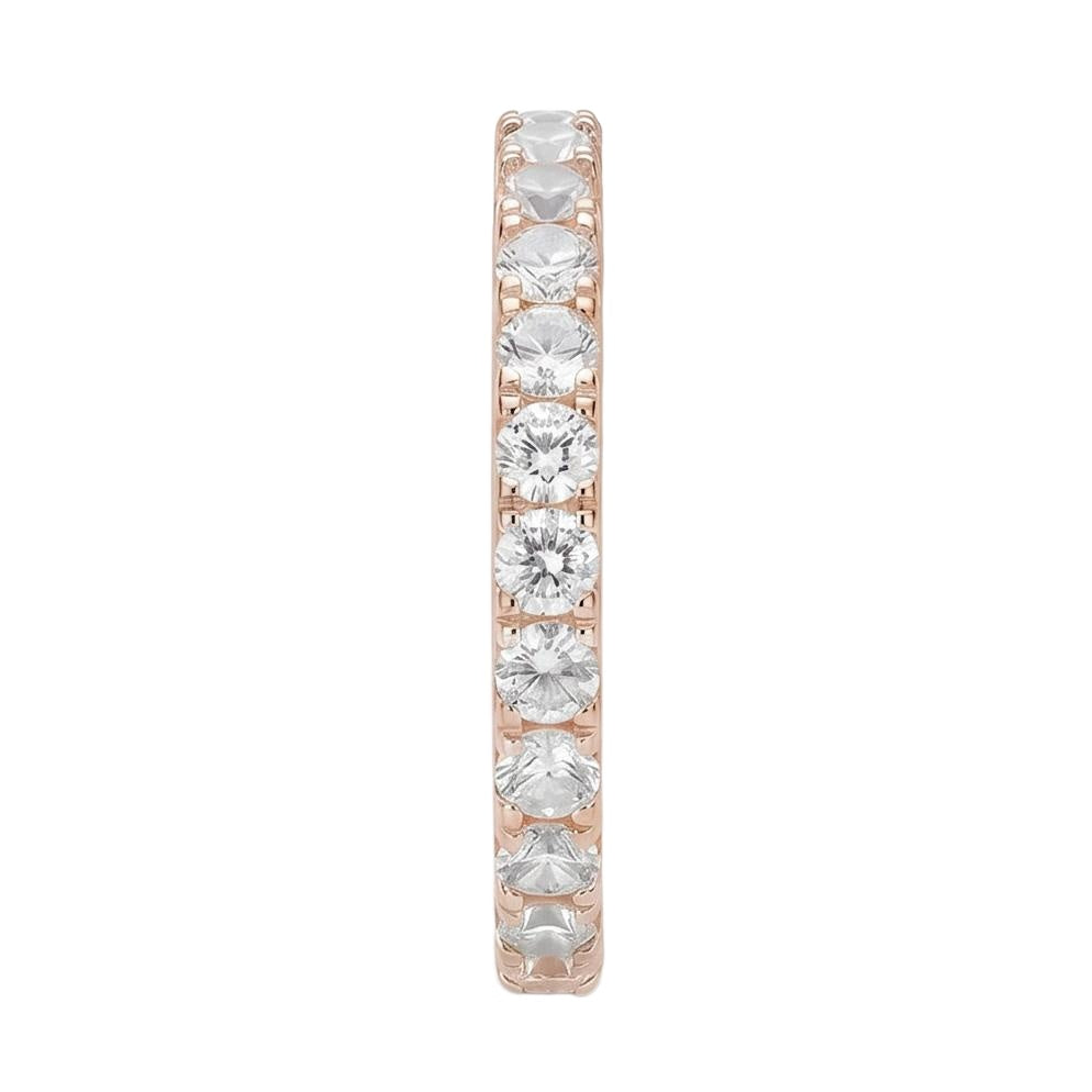 18K Rose Gold Plated, 10K Solid Rose Gold