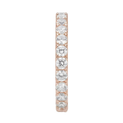 18K Rose Gold Plated, 10K Solid Rose Gold