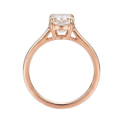 18K Rose Gold Plated, 10K Solid Rose Gold