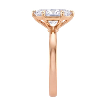 18K Rose Gold Plated, 10K Solid Rose Gold