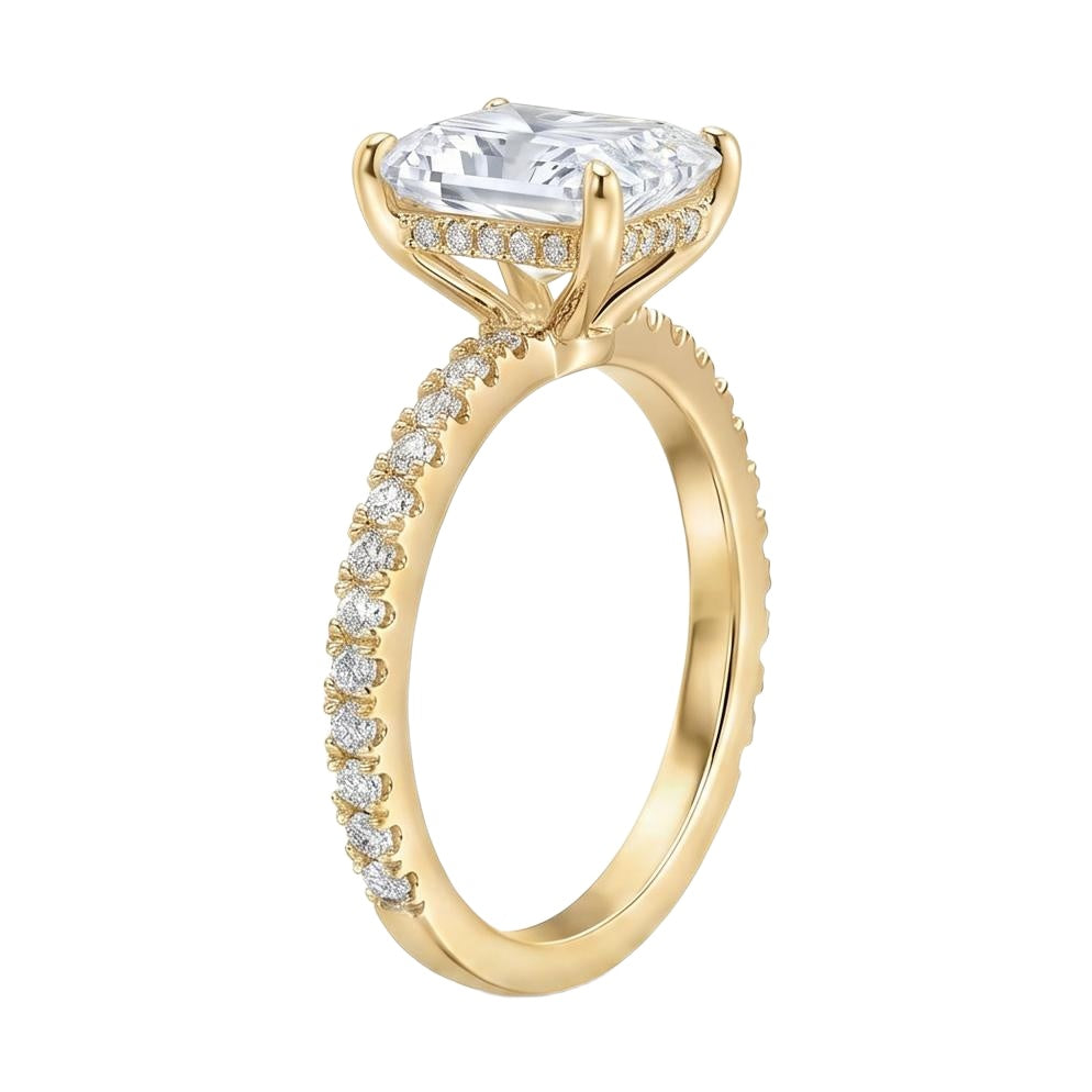 18K Yellow Gold Plated, 10K Solid Yellow Gold