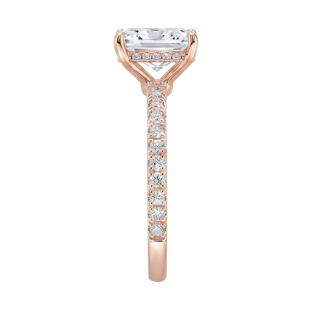 18K Rose Gold Plated, 10K Solid Rose Gold