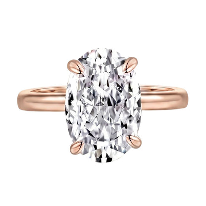 18K Rose Gold Plated, 10K Solid Rose Gold