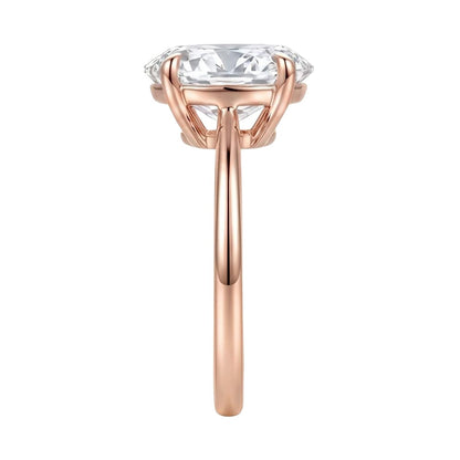 18K Rose Gold Plated, 10K Solid Rose Gold