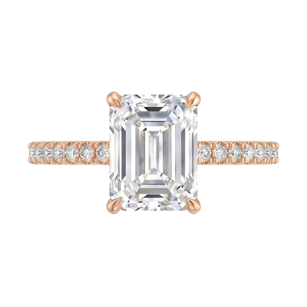 18K Rose Gold Plated, 10K Solid Rose Gold