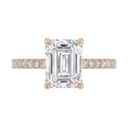 18K Rose Gold Plated, 10K Solid Rose Gold
