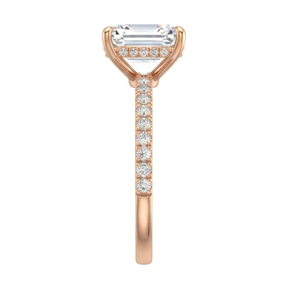 18K Rose Gold Plated, 10K Solid Rose Gold