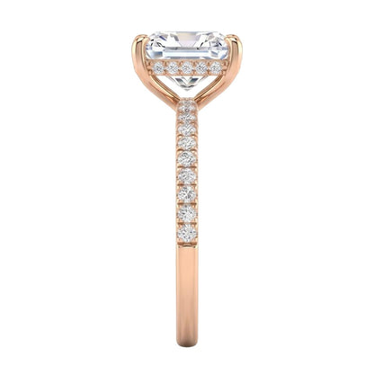 18K Rose Gold Plated, 10K Solid Rose Gold