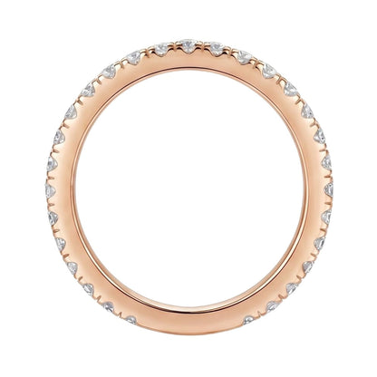 18K Rose Gold Plated, 10K Solid Rose Gold
