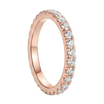 18K Rose Gold Plated, 10K Solid Rose Gold