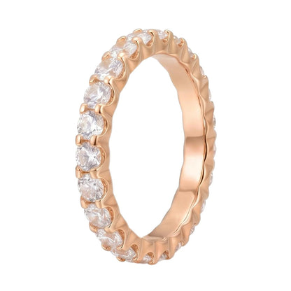 18K Rose Gold Plated, 10K Solid Rose Gold