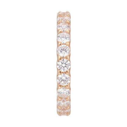 18K Rose Gold Plated, 10K Solid Rose Gold