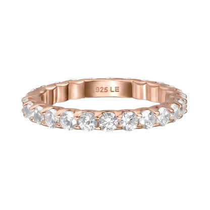 18K Rose Gold Plated, 10K Solid Rose Gold