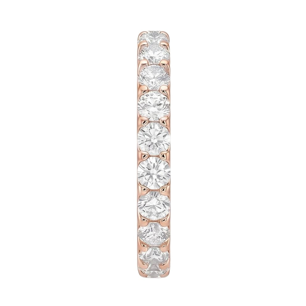18K Rose Gold Plated, 10K Solid Rose Gold