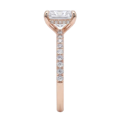 18K Rose Gold Plated, 10K Solid Rose Gold