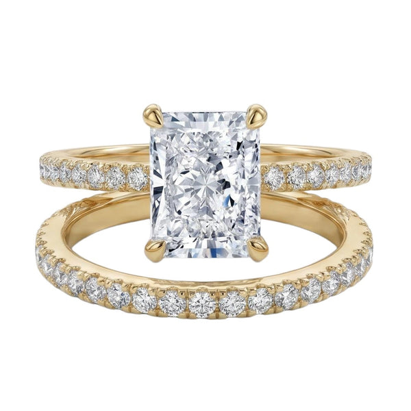 18K Yellow Gold Plated, 10K Solid Yellow Gold