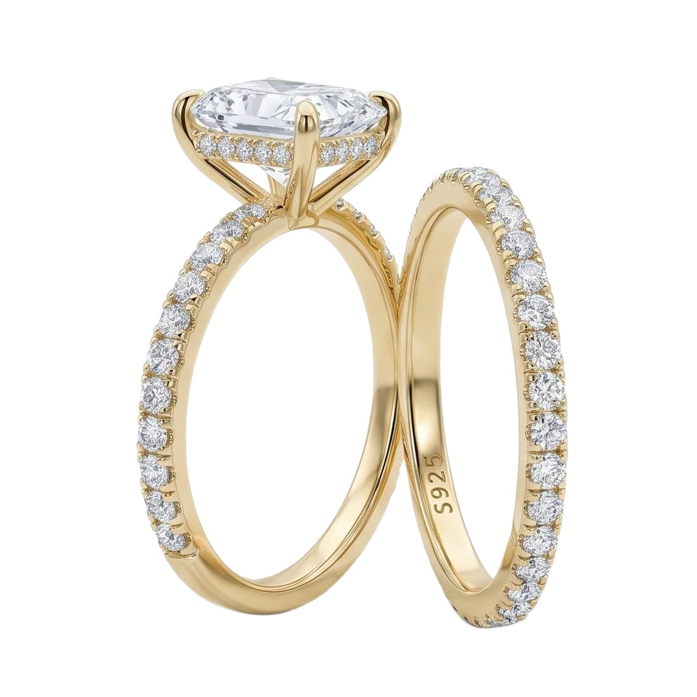 18K Yellow Gold Plated, 10K Solid Yellow Gold