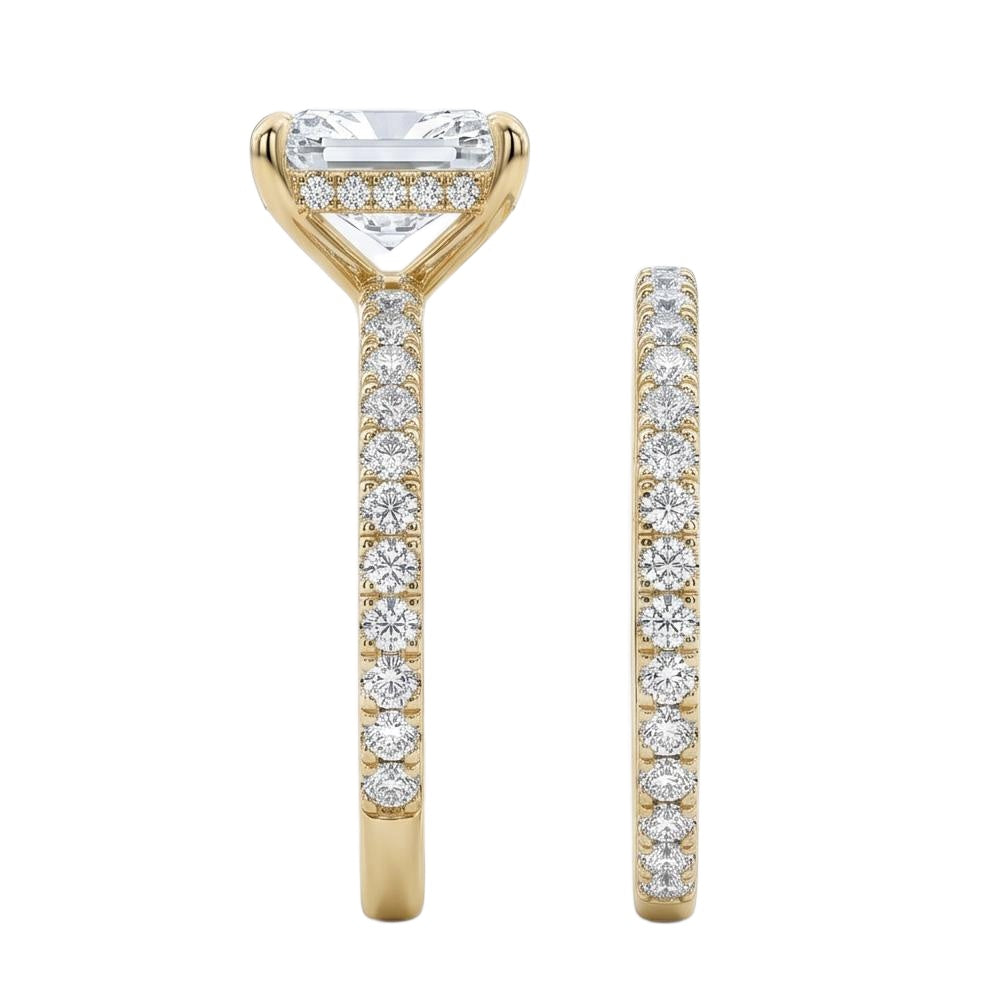 18K Yellow Gold Plated, 10K Solid Yellow Gold
