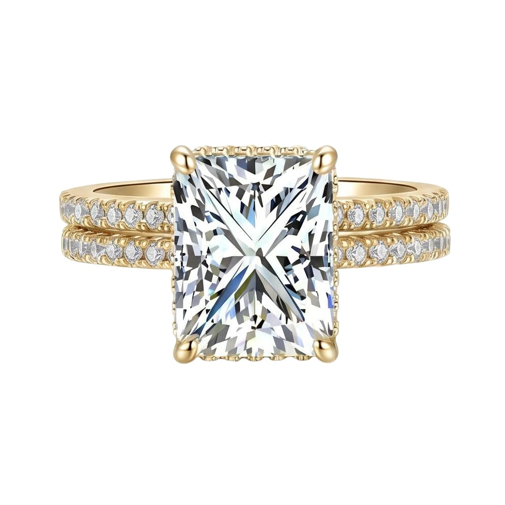 18K Yellow Gold Plated, 10K Solid Yellow Gold