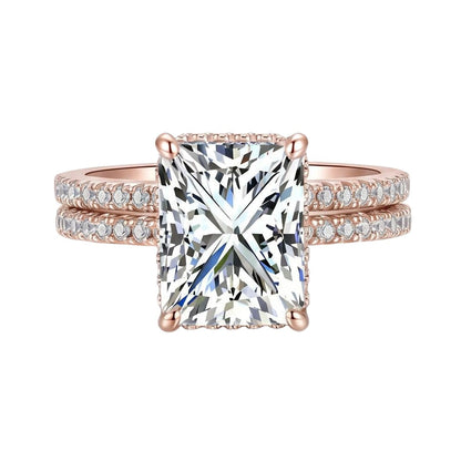 18K Rose Gold Plated, 10K Solid Rose Gold