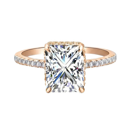 18K Rose Gold Plated, 10K Solid Rose Gold