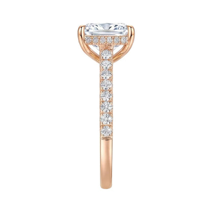 18K Rose Gold Plated, 10K Solid Rose Gold