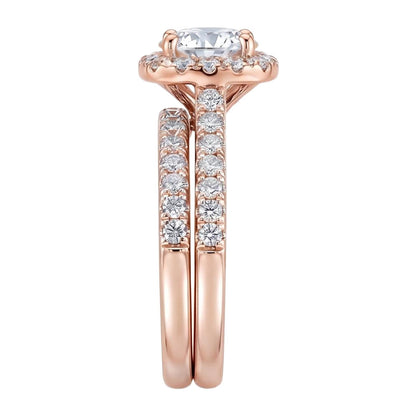 18K Rose Gold Plated, 10K Solid Rose Gold