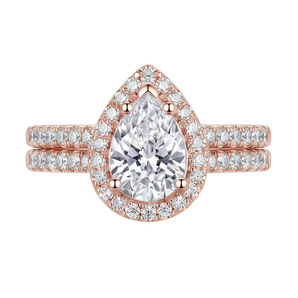 18K Rose Gold Plated, 10K Solid Rose Gold