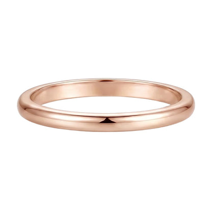 18K Rose Gold Plated, 10K Solid Rose Gold