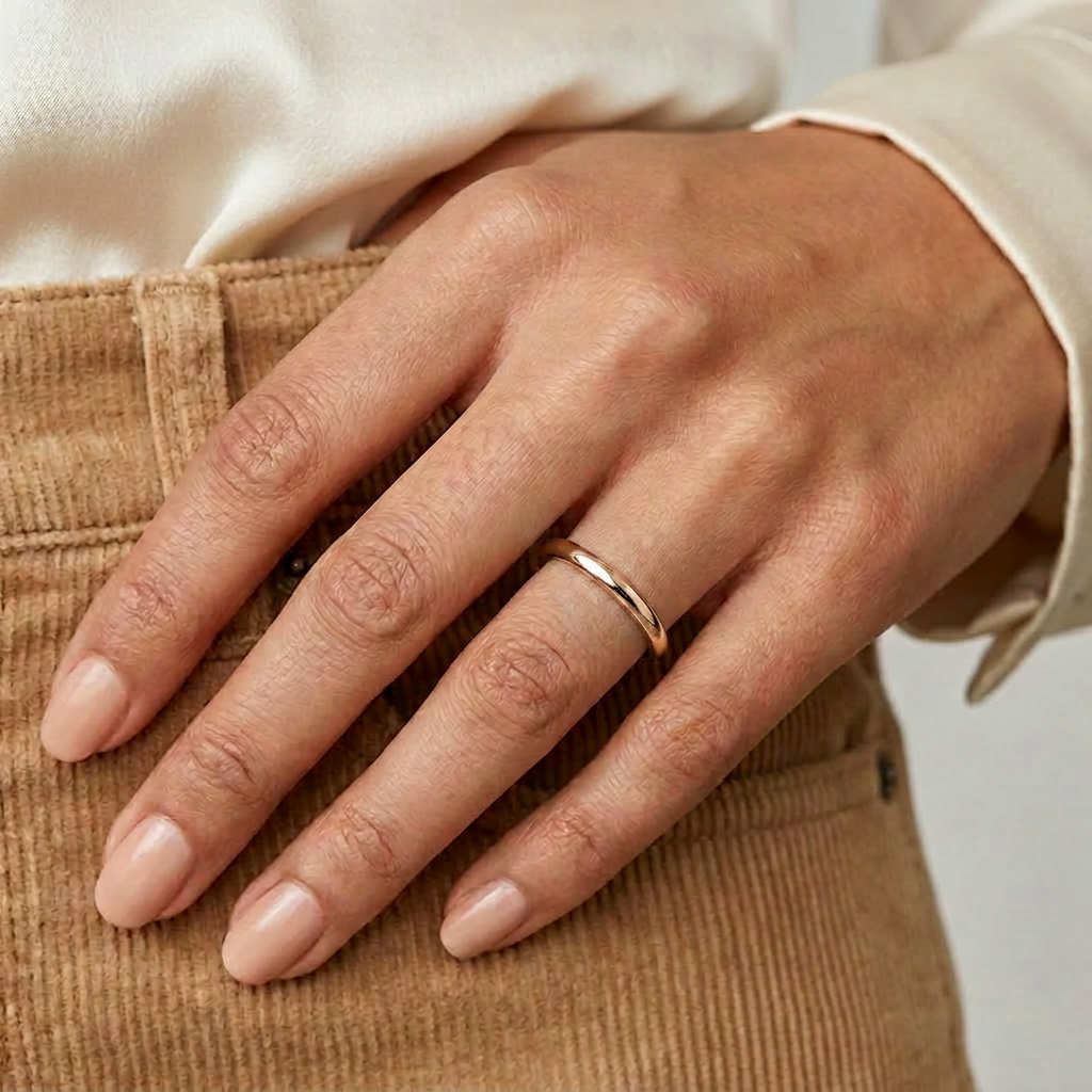 18K Rose Gold Plated, 10K Solid Rose Gold