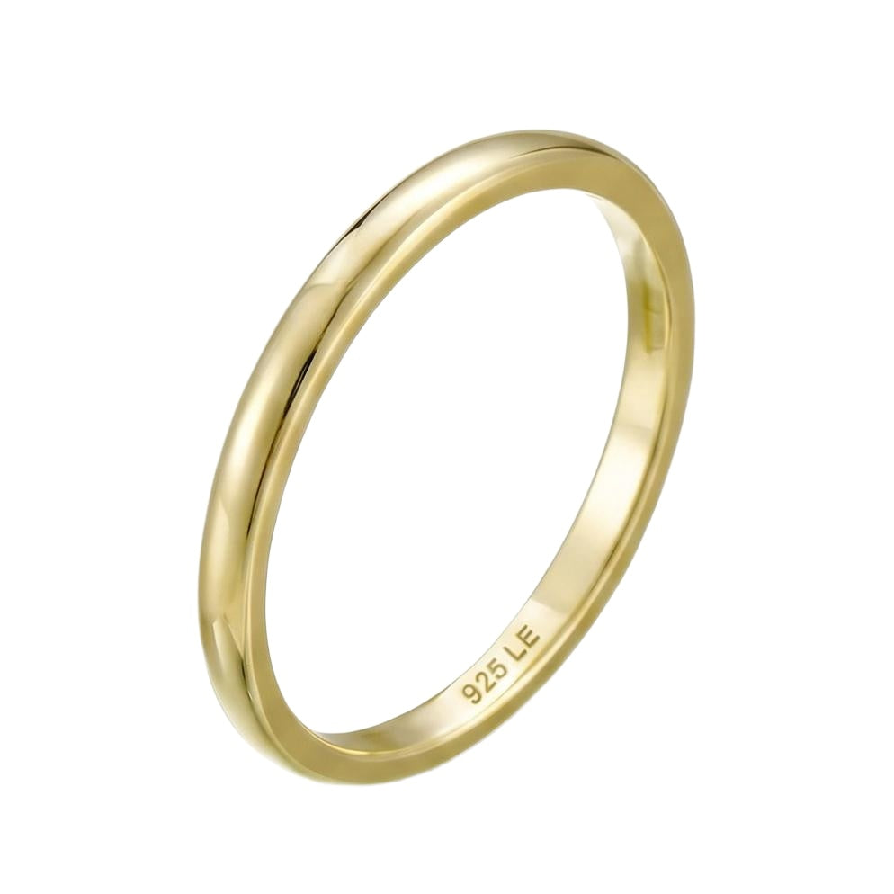 18K Yellow Gold Plated, 10K Solid Yellow Gold