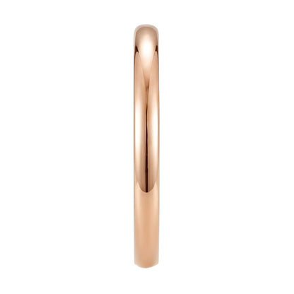 18K Rose Gold Plated, 10K Solid Rose Gold