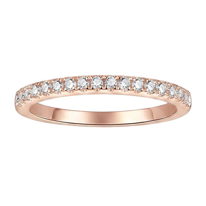 18K Rose Gold Plated, 10K Solid Rose Gold