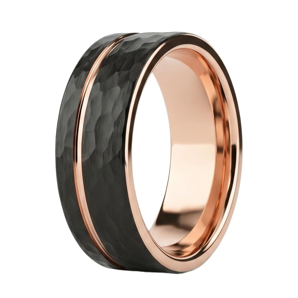 Warawen Band in Tungsten Carbide - Blackrhodium