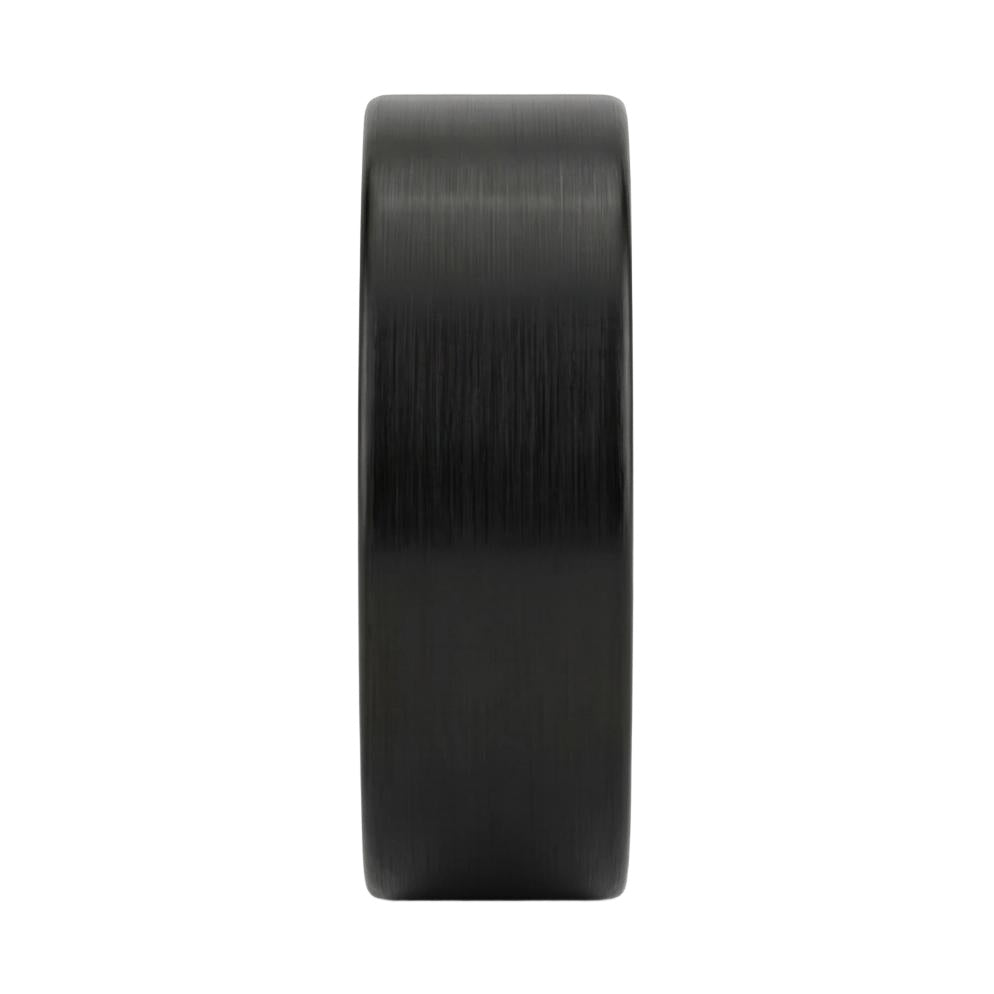 Yorielwen Band in Tungsten Carbide - Blackrhodium