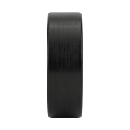 Yorielwen Band in Tungsten Carbide - Blackrhodium