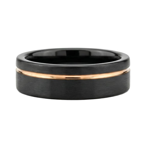 Havariel Band in Tungsten Carbide - Blackrhodium