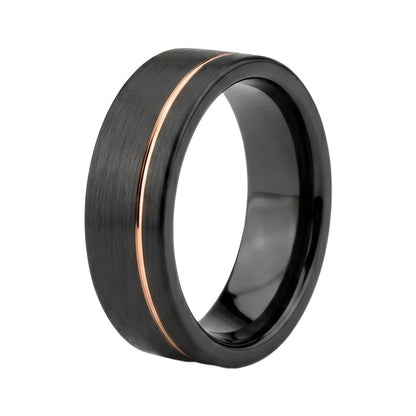 Havariel Band in Tungsten Carbide - Blackrhodium