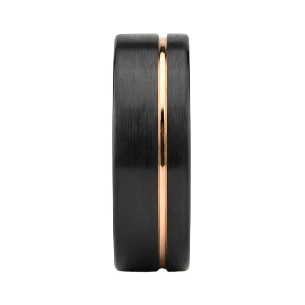 Havariel Band in Tungsten Carbide - Blackrhodium