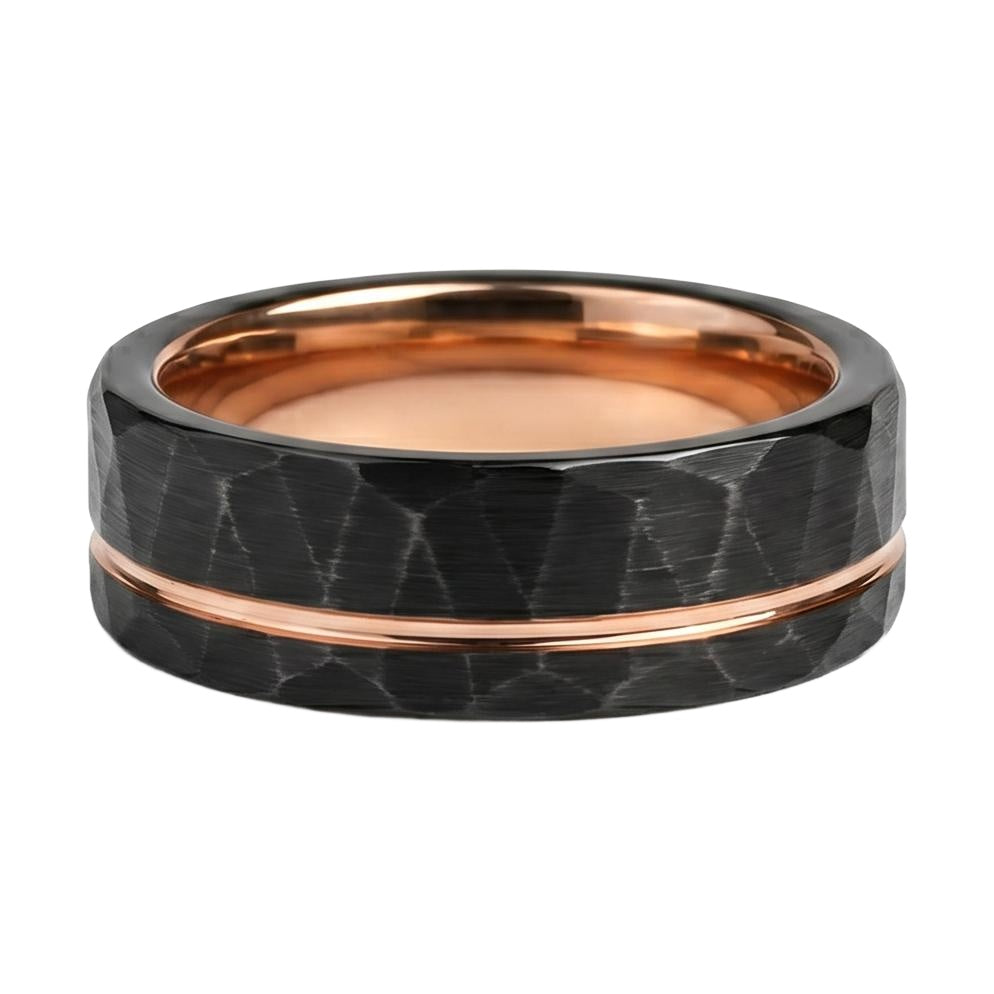 Yestriel Band in Tungsten Carbide - Blackrhodium