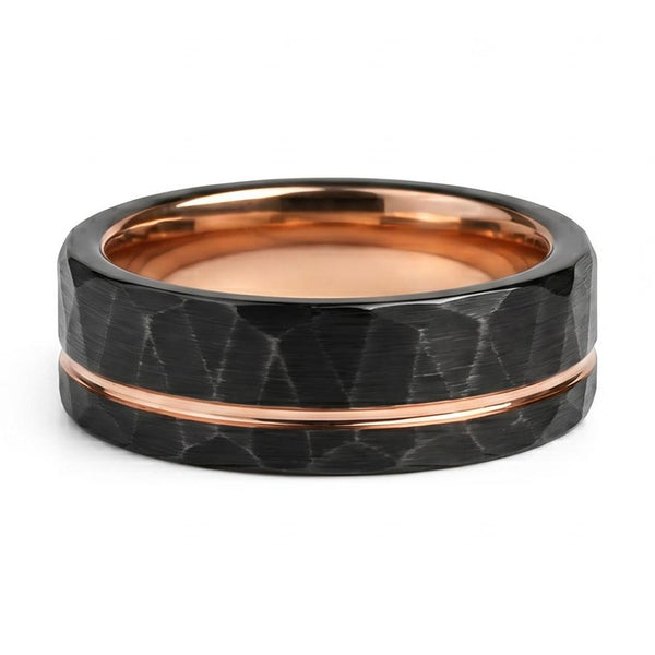 Yestriel Band in Tungsten Carbide - Blackrhodium