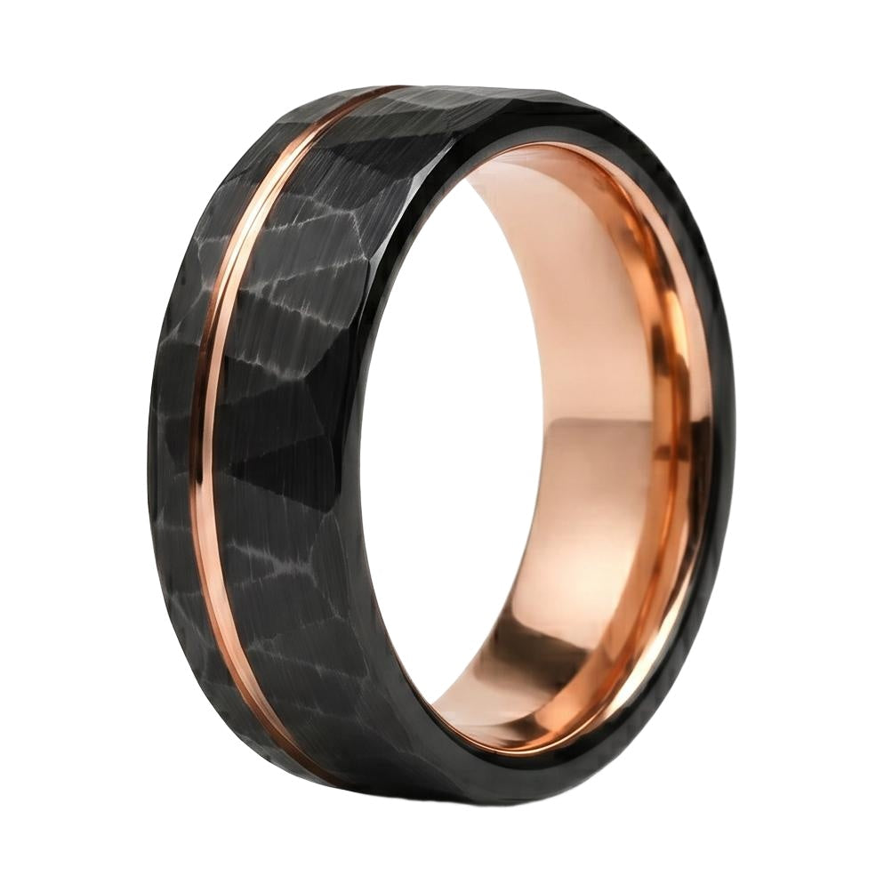 Yestriel Band in Tungsten Carbide - Blackrhodium