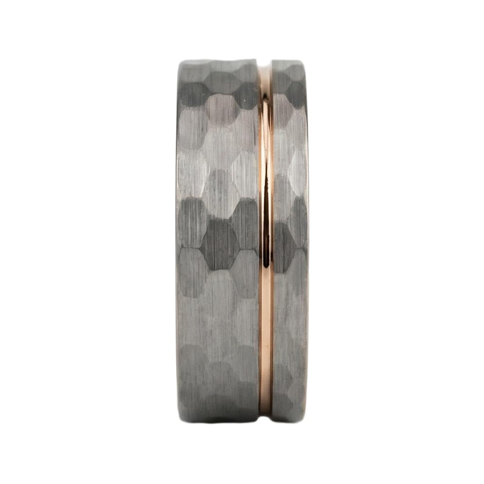 Helinora Band in Tungsten Carbide - Silver